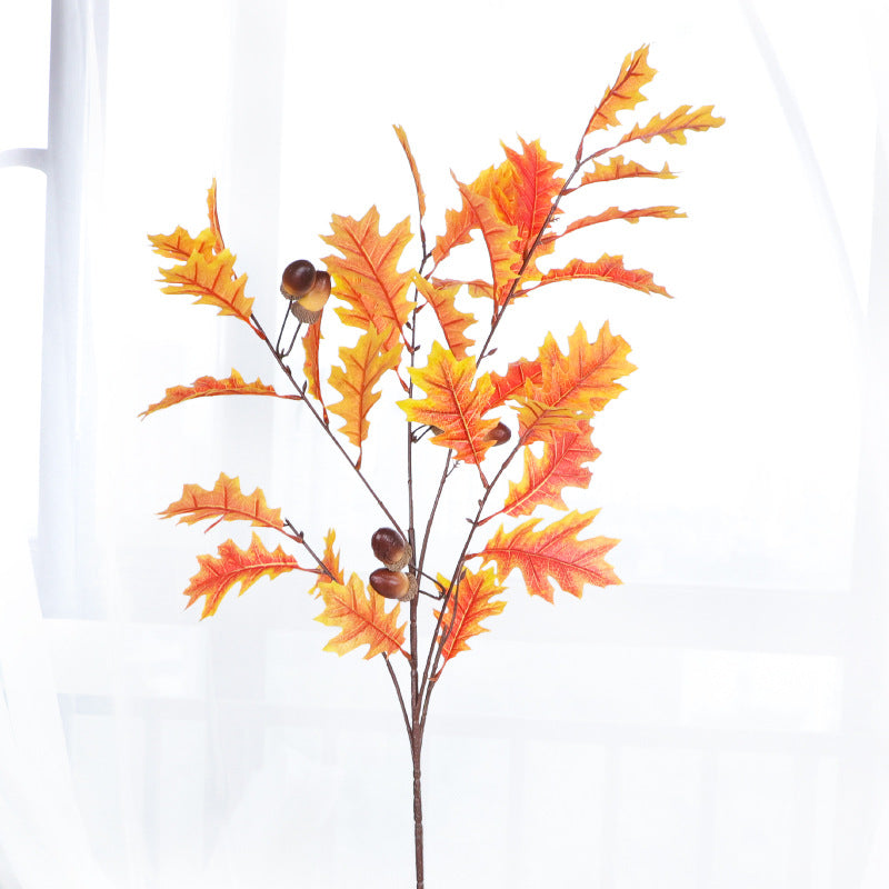 15 Pcs 37 Inch Artificial Acorn Fruit Branches Extra Long Winter Stems Bulk