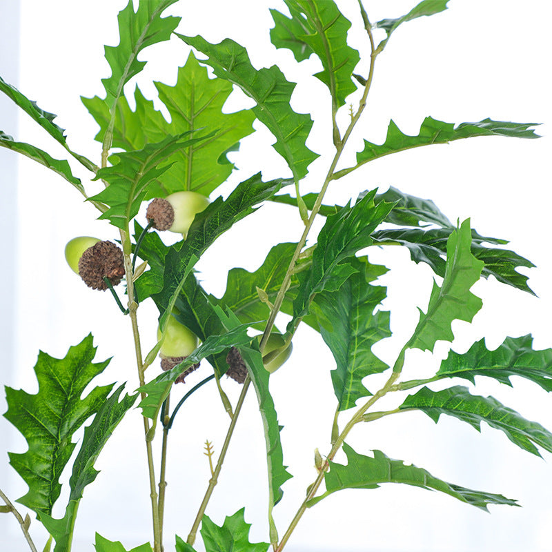 15 Pcs 37 Inch Artificial Acorn Fruit Branches Extra Long Winter Stems Bulk