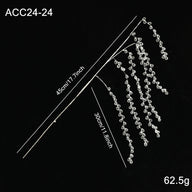 Acrylic Crystal Branch Decorations - White Bling Festive Ambience Accents