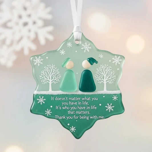 Acrylic Snowflake Christmas Ornament (3.15 Inches) – Tree & Party Decor