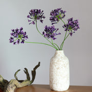 26 Inch Agapanthus Africanus Stems 10 Pcs Faux Silk African Lily Fall Flowers Bulk