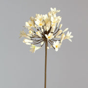 26 Inch Agapanthus Africanus Stems 10 Pcs Faux Silk African Lily Fall Flowers Bulk