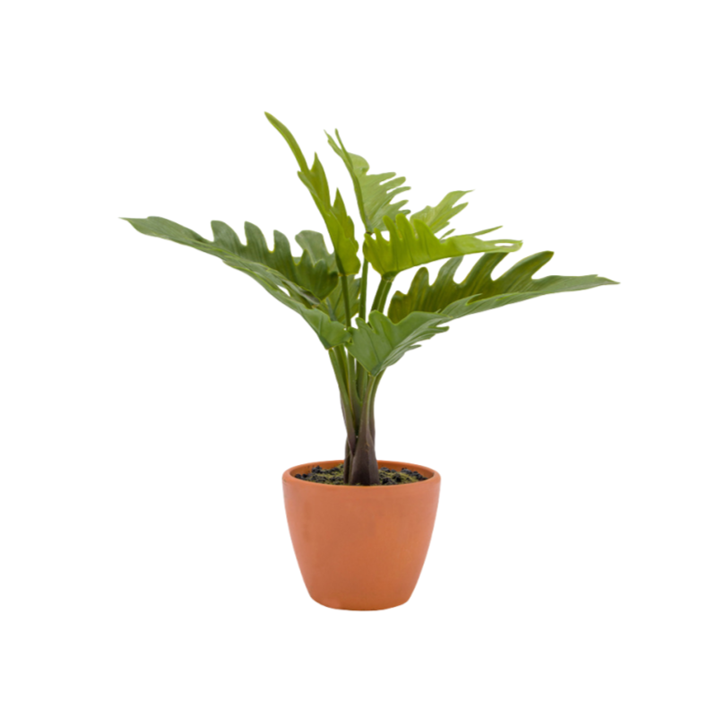 12 Inch Artificial Tropical Potted Plant Bulk Indoor Silk Plant
