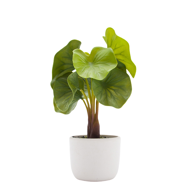 12 Inch Artificial Tropical Potted Plant Bulk Indoor Silk Plant