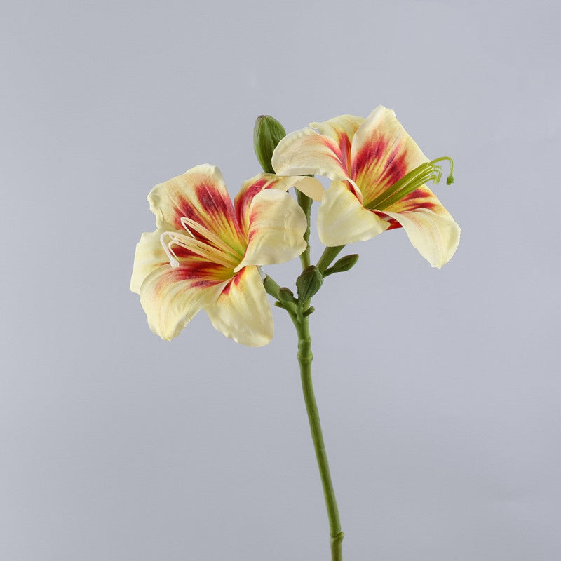 Hemerocallis Fulva Day Lily Artificial Flowers 10 Stems 18 Inch Bulk Wholesale