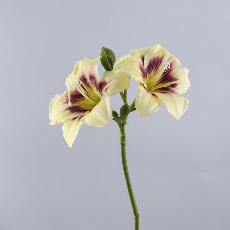 Hemerocallis Fulva Day Lily Artificial Flowers 10 Stems 18 Inch Bulk Wholesale