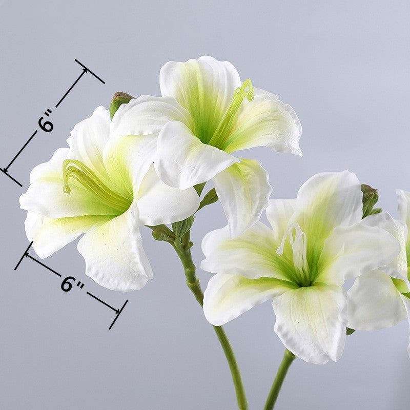Hemerocallis Fulva Day Lily Artificial Flowers 10 Stems 18 Inch Bulk Wholesale