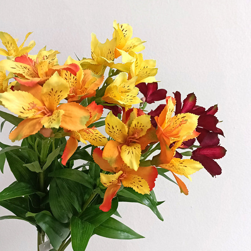 29 Inch Artificial Silk Alstroemeria Stems Bulk Quantity