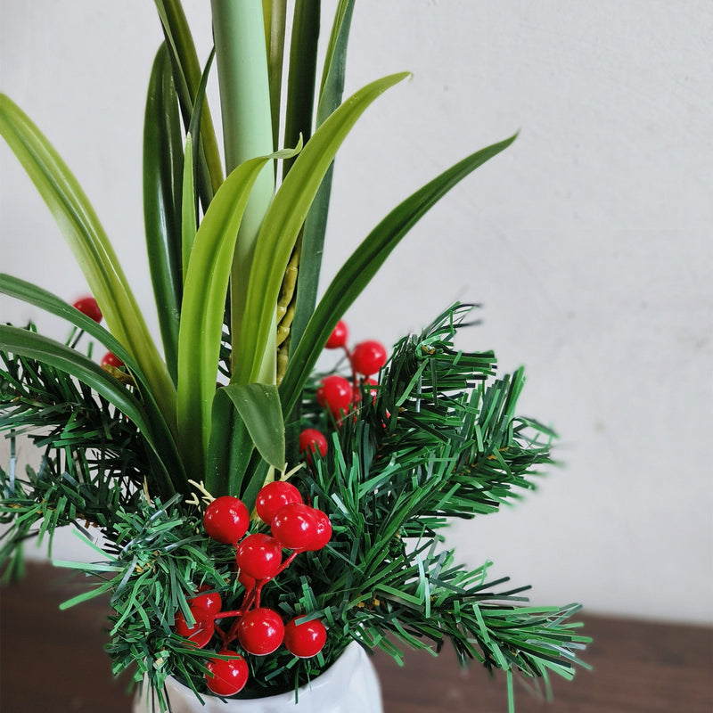 Amaryllis Silk Flower Arrangement Bulk Wholesale Artificial Floral Decor