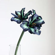 Velvet Amaryllis Stem 24 Inch Artificial Flower Silk Material