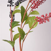 37 Inch Artificial American Pokeweed Branches - 10 Pcs Natural Fall & Winter Stems for Wedding Centerpieces and Home Decor