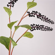 37 Inch Artificial American Pokeweed Branches - 10 Pcs Natural Fall & Winter Stems for Wedding Centerpieces and Home Decor