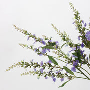 26 Inch Angelonia Stems Spray Violet Purple Silk Artificial Flowers 10 Pcs Bulk