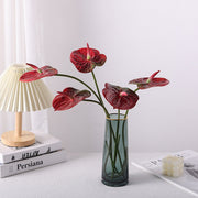 35 Inch Extra Long Anthurium Stems, 10 Pcs Real Touch Artificial Flowers