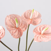 35 Inch Extra Long Anthurium Stems, 10 Pcs Real Touch Artificial Flowers
