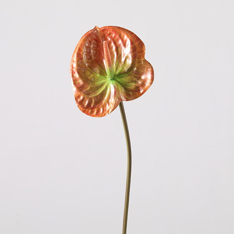 35 Inch Extra Long Anthurium Stems, 10 Pcs Real Touch Artificial Flowers