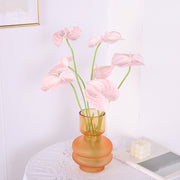 26 Inch Artificial Anthurium Stems 10 Pcs Real Touch Silk Flowers Bulk