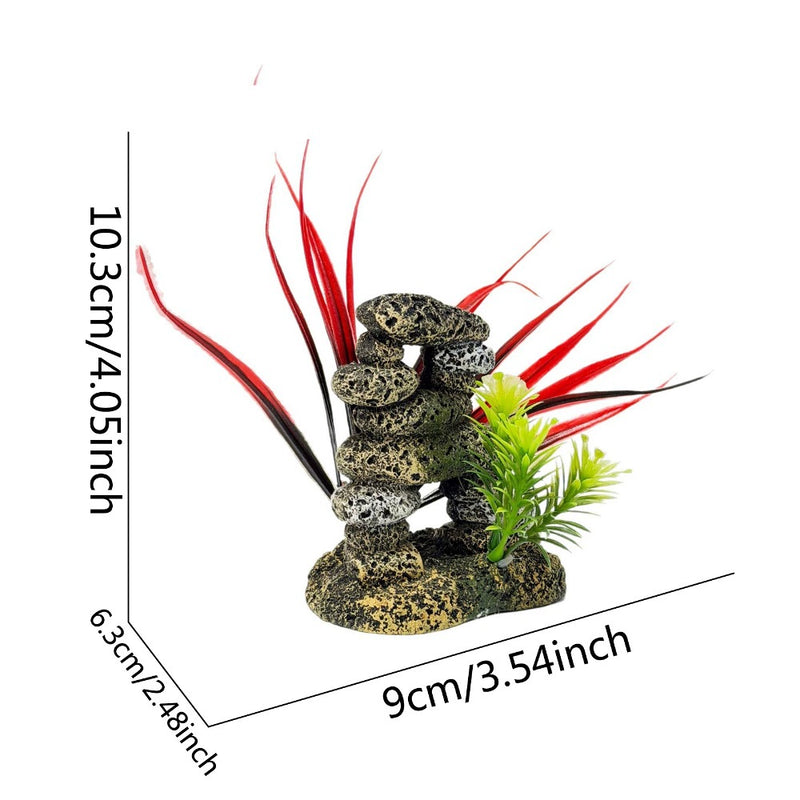 Aquarium Decor Ornaments, Resin Fish Hideout & Tank Landscaping for Commercial Aquariums