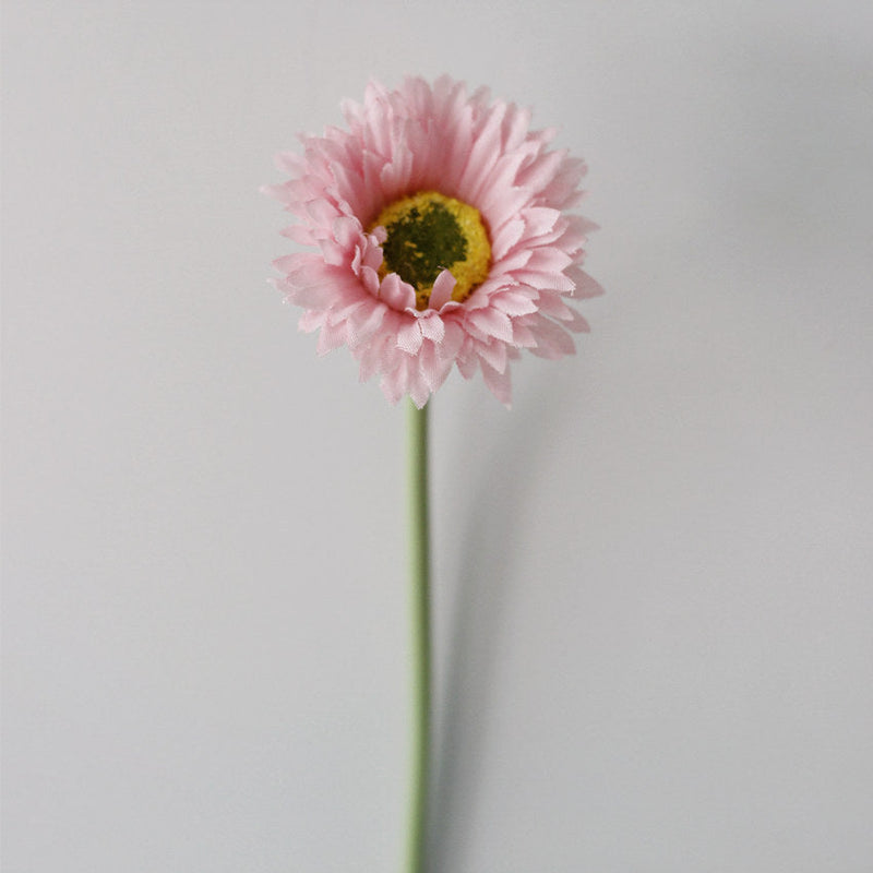 10 Pcs 7.8 Inch Artificial African Gerbera Daisy Stems Silk Flowers Bouquet