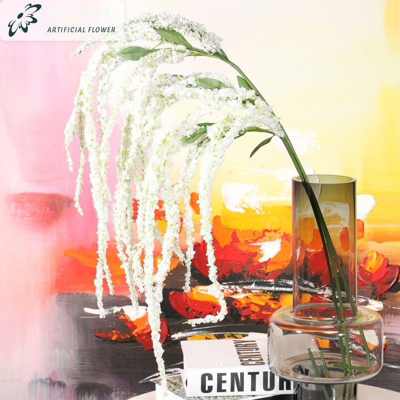 45 Inch Artificial Amaranthus Hanging Spray Stem – Bulk Quantity, Silk Flowers