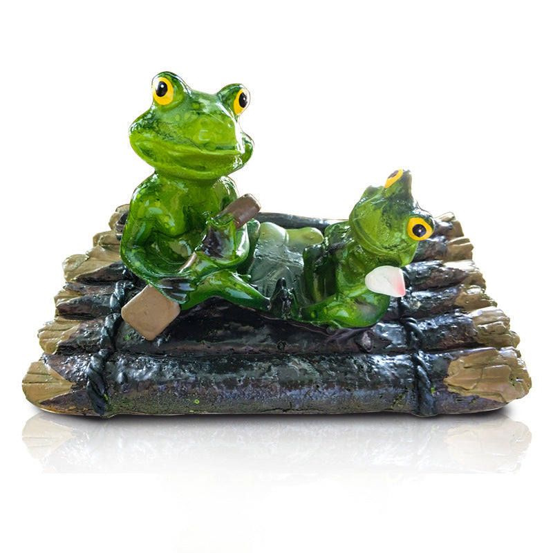 6 Inch Artificial Floating Frog Decorations for Pool Fishing Tank, Bulk Set