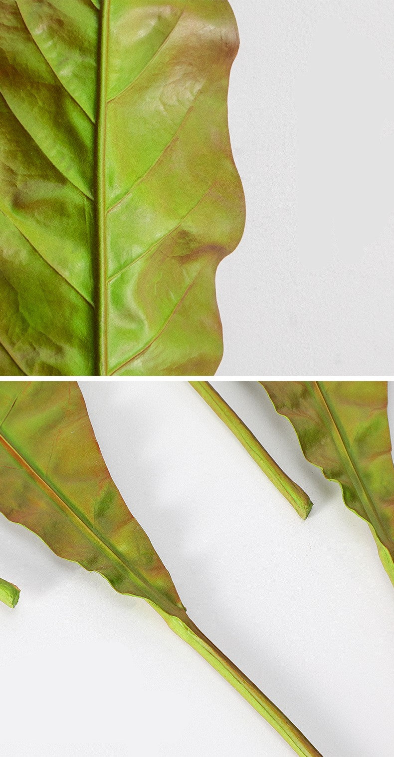 Artificial Apista Banana Leaf Foliage Plant 25 Inch Greenery Bulk Quantity