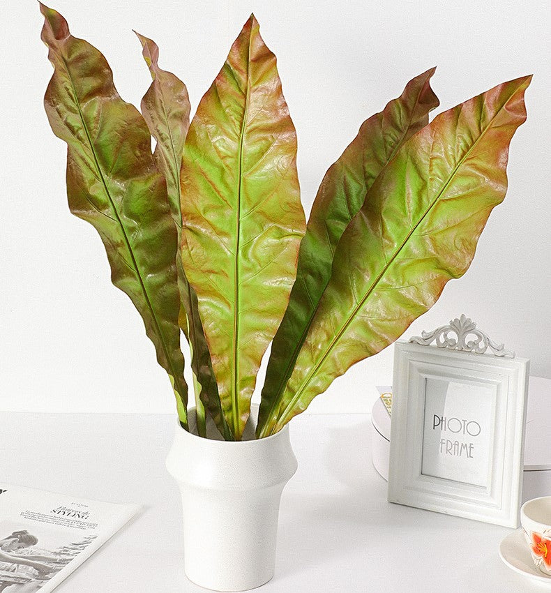 Artificial Apista Banana Leaf Foliage Plant 25 Inch Greenery Bulk Quantity