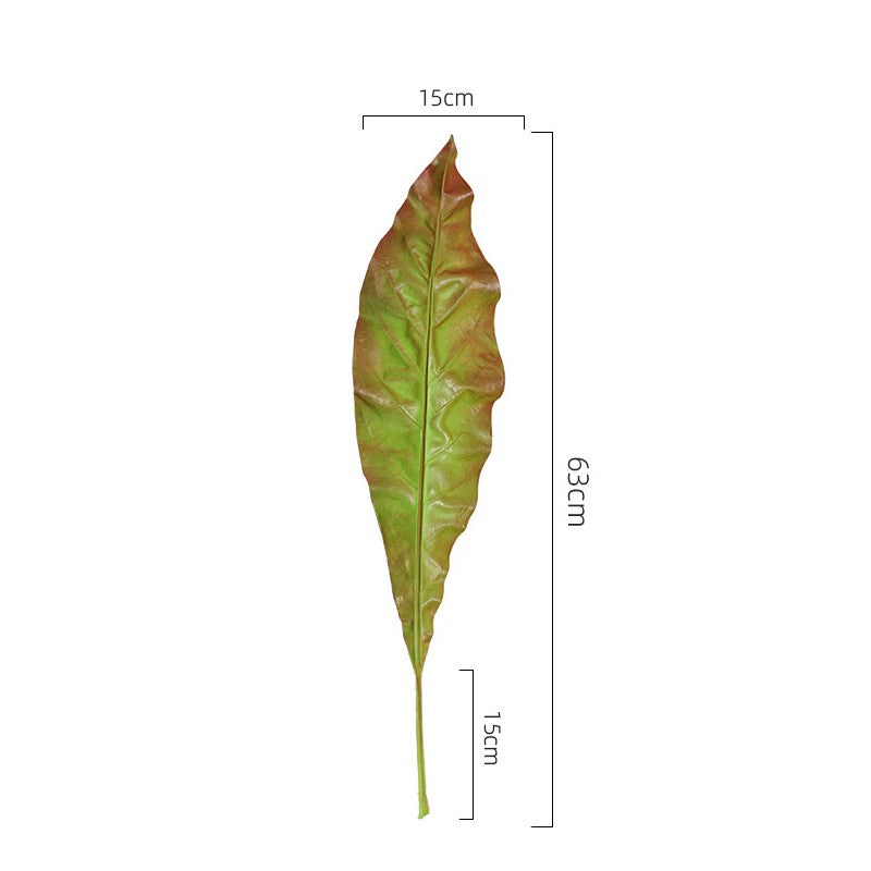 Artificial Apista Banana Leaf Foliage Plant 25 Inch Greenery Bulk Quantity