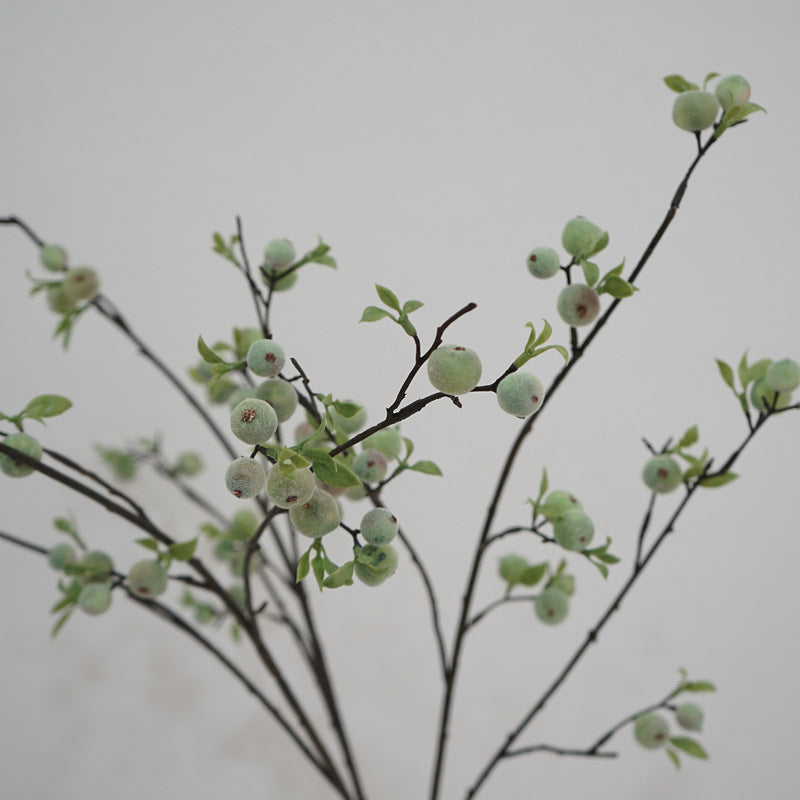 28 Inch Artificial Mini Apple Stems Branches Bulk 10 Pcs Silk Fruit Stems