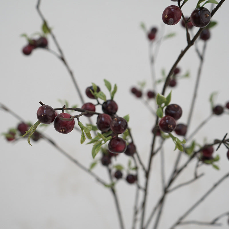 28 Inch Artificial Mini Apple Stems Branches Bulk 10 Pcs Silk Fruit Stems