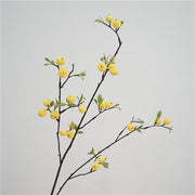 28 Inch Artificial Mini Apple Stems Branches Bulk 10 Pcs Silk Fruit Stems