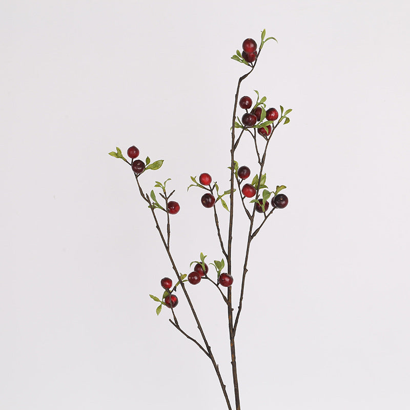 28 Inch Artificial Mini Apple Stems Branches Bulk 10 Pcs Silk Fruit Stems