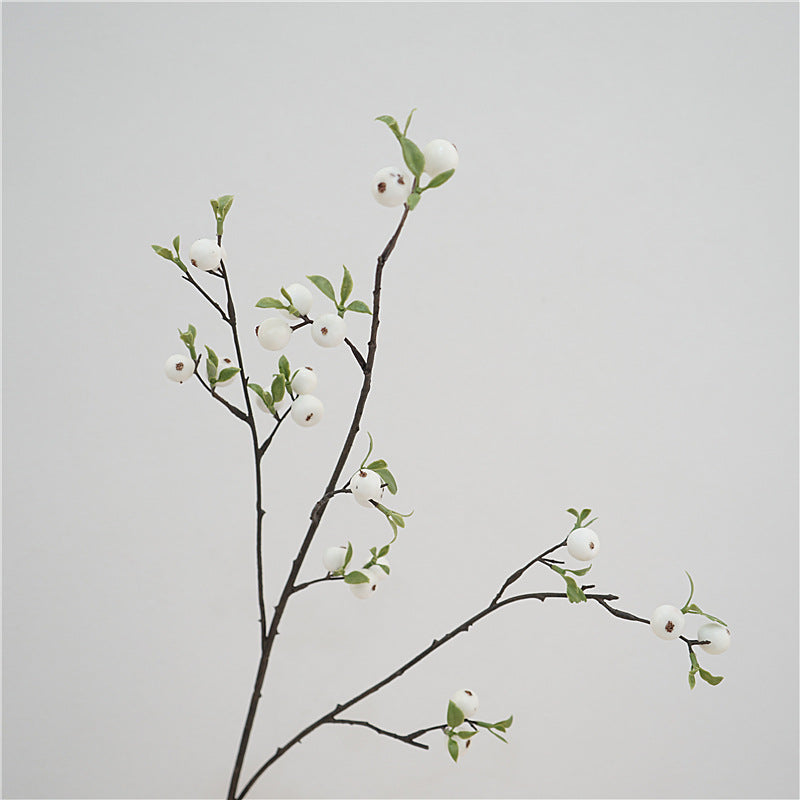 28 Inch Artificial Mini Apple Stems Branches Bulk 10 Pcs Silk Fruit Stems
