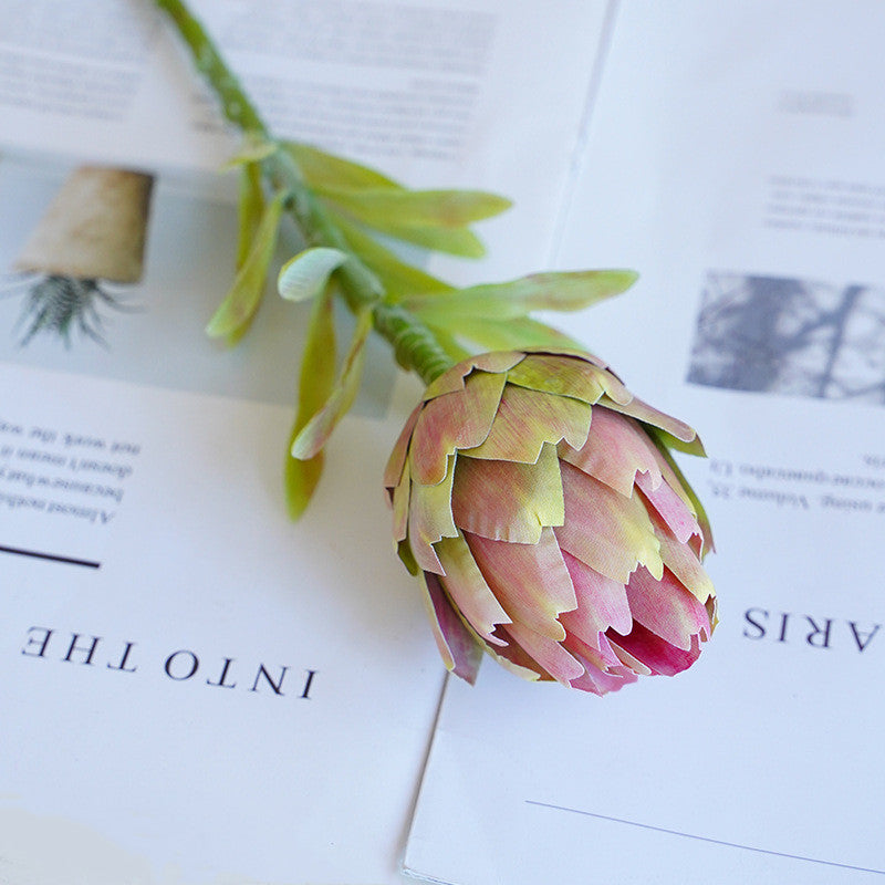 22 Inch Faux Artichoke Fruit Stem Bulk Quantity Artificial Plant Decor