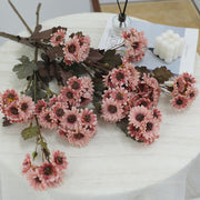 26 Inch Artificial Silk Autumn Daisies Chamomile Stems, 10 Pcs Bulk Wedding Home Decor