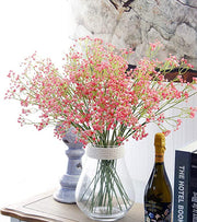 15 Pcs Baby's Breath Gypsophila Bouquet White Artificial Silk Flowers