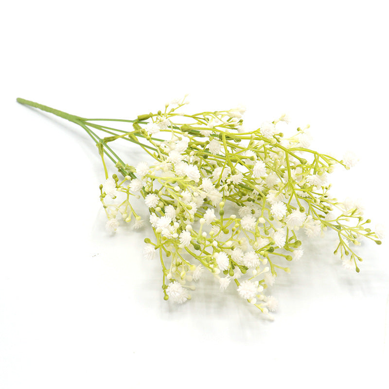 Artificial Baby's Breath Flowers Bulk, 10 Pcs, White Silk Floral Stems for Wedding Party Decor