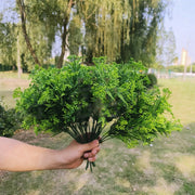 8 Pcs Artificial Baby's Breath Gypsophila Plants, UV Resistant, 12 Inch Shrubs for Hanging Planters, Indoor & Outdoor Decor