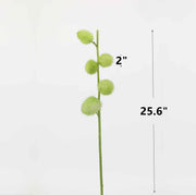 25 Inch Artificial Balloon Plant Stem Bulk 25 Pcs Silk Flower Stems