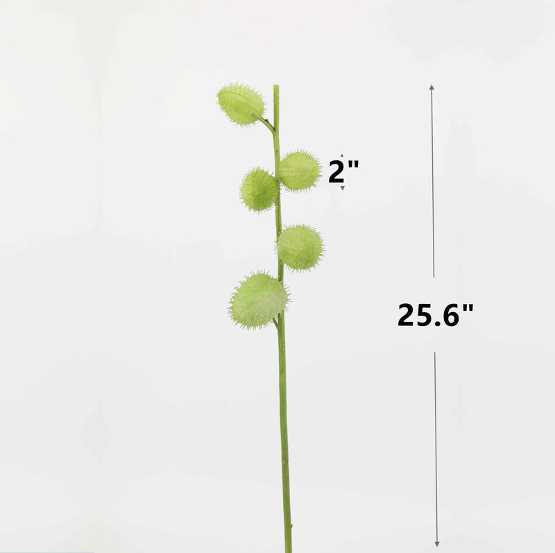 25 Inch Artificial Balloon Plant Stem Bulk 25 Pcs Silk Flower Stems