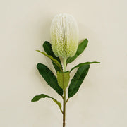 Artificial Banksia Protea Flower Stem 25 Inch 10 Pcs Silk Bulk Wholesale