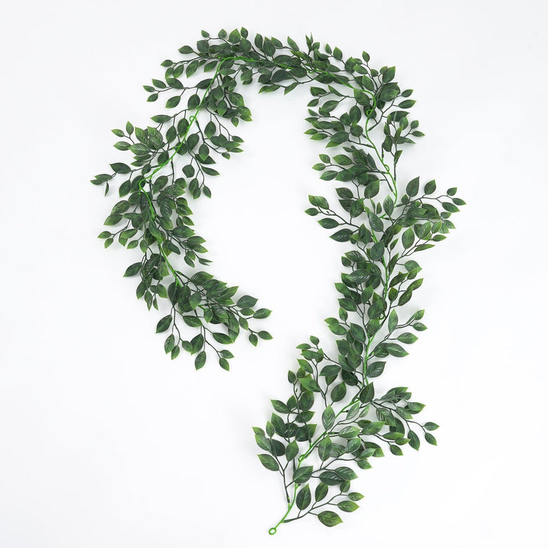 70 Inch Artificial Banyan Leaves Garland UV Resistant Bulk Quantity