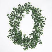 70 Inch Artificial Banyan Leaves Garland UV Resistant Bulk Quantity