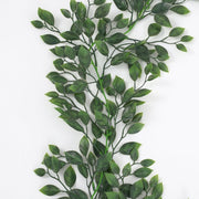 70 Inch Artificial Banyan Leaves Garland UV Resistant Bulk Quantity