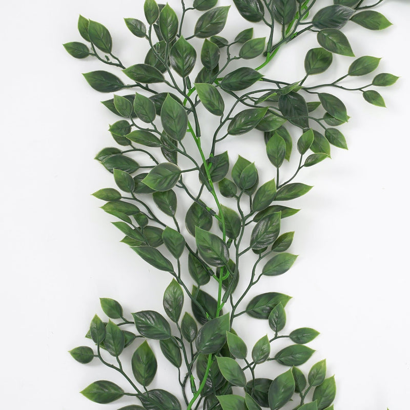70 Inch Artificial Banyan Leaves Garland UV Resistant Bulk Quantity