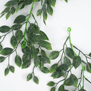 70 Inch Artificial Banyan Leaves Garland UV Resistant Bulk Quantity