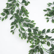 70 Inch Artificial Banyan Leaves Garland UV Resistant Bulk Quantity