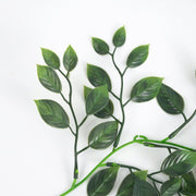 70 Inch Artificial Banyan Leaves Garland UV Resistant Bulk Quantity