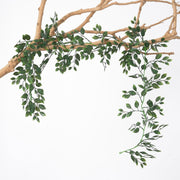 70 Inch Artificial Banyan Leaves Garland UV Resistant Bulk Quantity