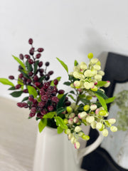15.7 Inch Artificial Berry Stems, 10 Pcs Berry Spray Bouquet Filler for Fall Wedding Home Party Christmas Decoration